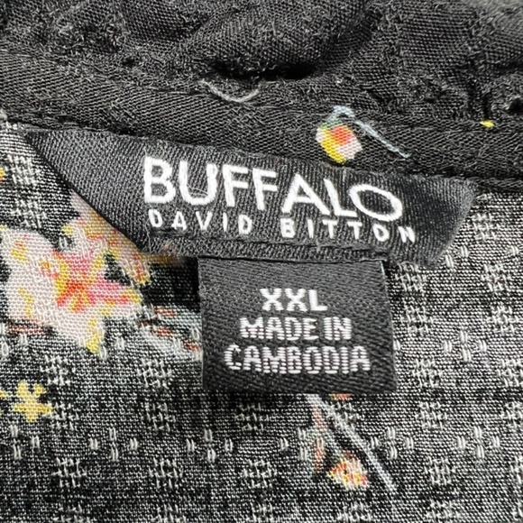 Buffalo Womens Top 2X Floral Cottagecore Gardencore Fairy Relaxed Flowy Garden - Picture 2 of 11